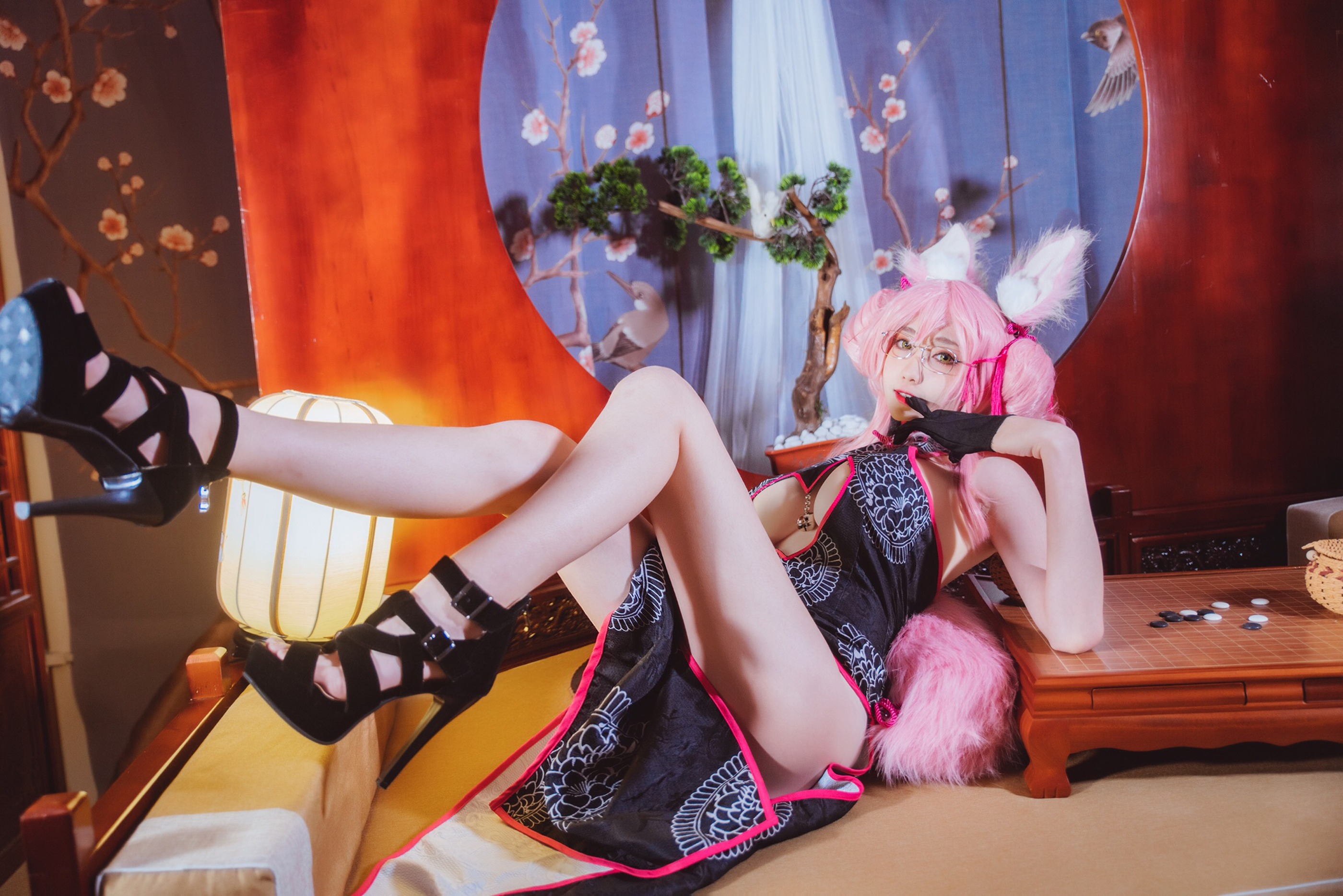 图片[1]-南桃Momoko – NO.045 玉藻前旗袍 [16P]-XikXak